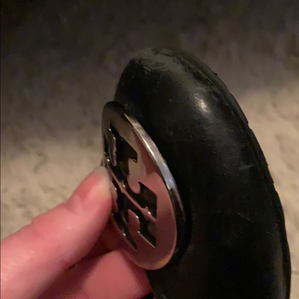 Tory Burch flats (8 silver and black ) - Picture 6 of 8